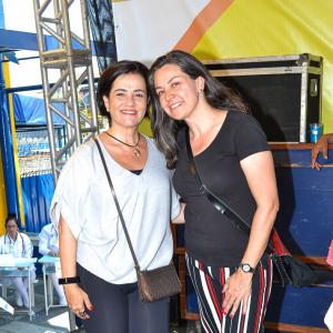 Vereadora Aline Cardoso junto com a Subprefeita Sandra Santana